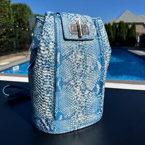 NWT Brahmin Maddie Joyful Oceangrove Slingback Genuine Leather Bag